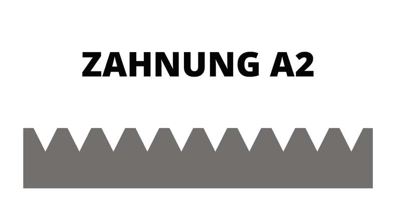 Dentellatura a spatola Prinz A2 180mm