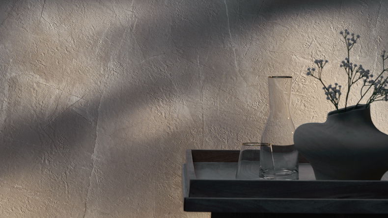 Rivestimento murale planeo in SPC - CeraRock Tile Light Grey Marble XL 280 x 117,5 cm