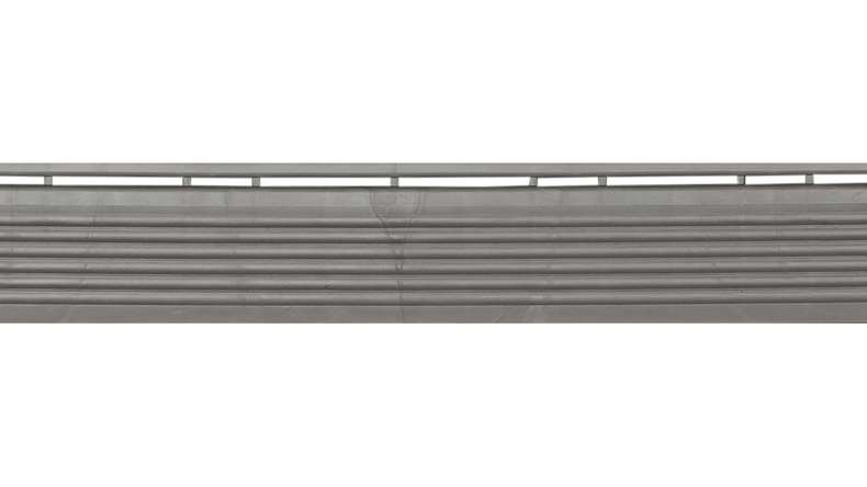 planeo Seitenteil für 40 x 40 cm Klickfliesen - dunkelgrau