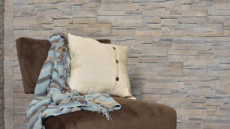 planeo rivestimento murale Novistone DS pietra laminata Limestone - 1054 x 334 mm