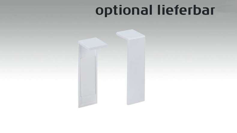 battiscopa planeo Bianco moderno 18 x 50mm