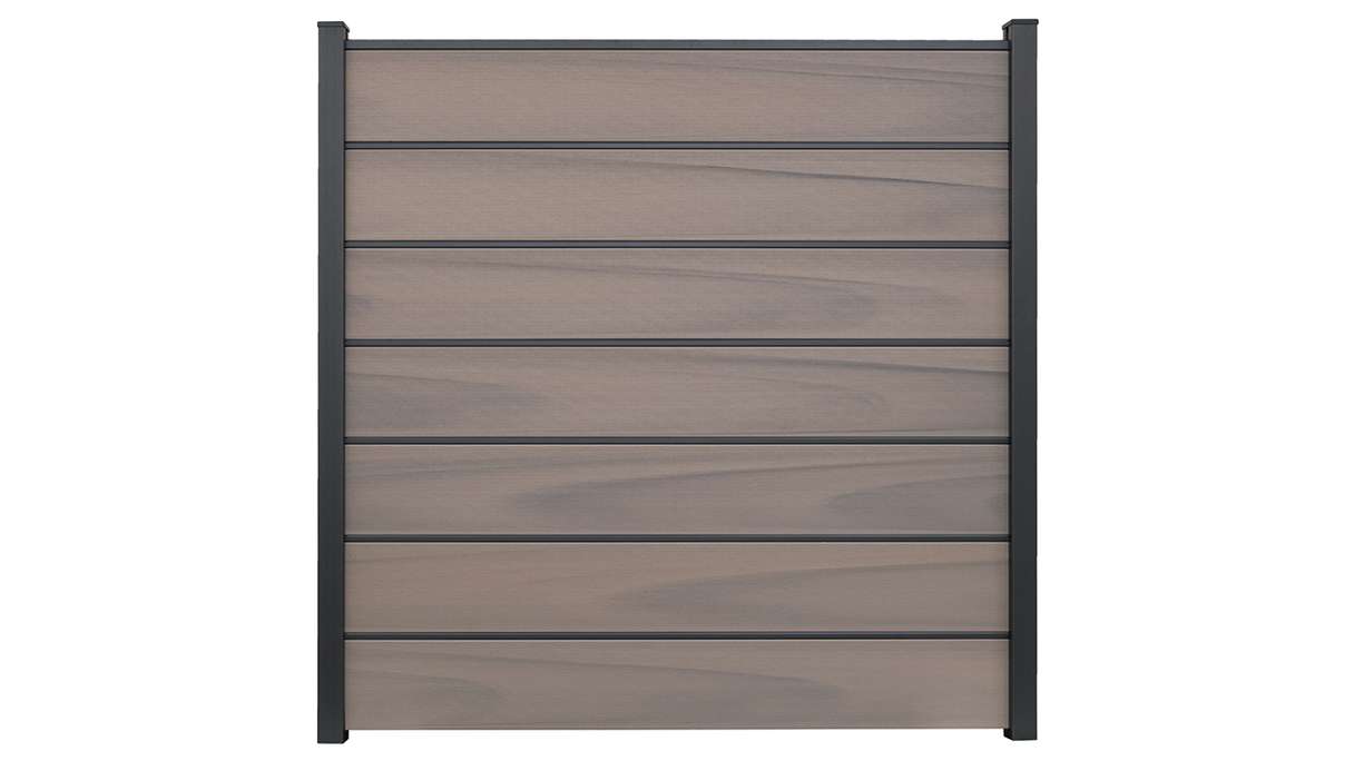planeo Gardence Deluxe - Recinzione in BPC Bicolore co-ex