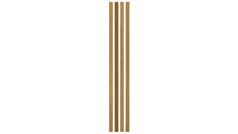 Skaben Pannelli acustici SilentWall Easy-Sticks - Rovere rustico - 250 x 3,45 cm