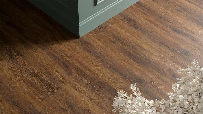 planeo Vinile rigido ad incastro - GRANDline Chestnut Oak | Isolamento acustico integrato (NF-GL-854-N)