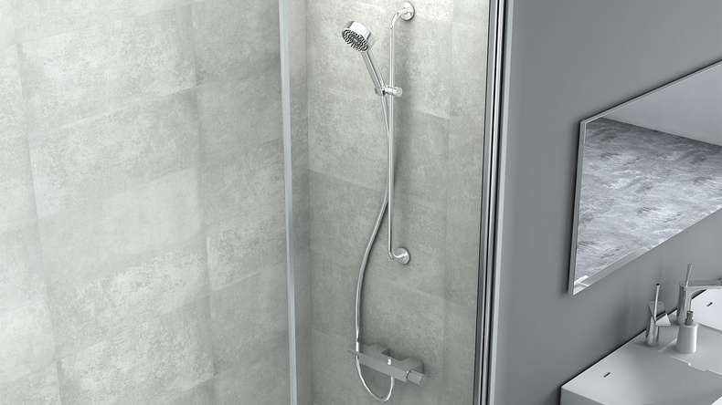 Skaben DesignWall Aqua rivestimento murale in plastica - cemento 60 x 30 cm