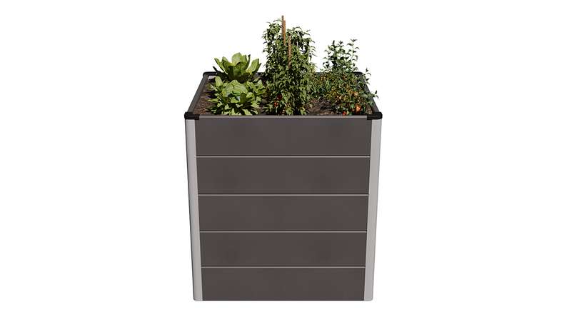 planeo BPC letto rialzato Cube - Antracite | DB703 70 x 70 x 75 cm