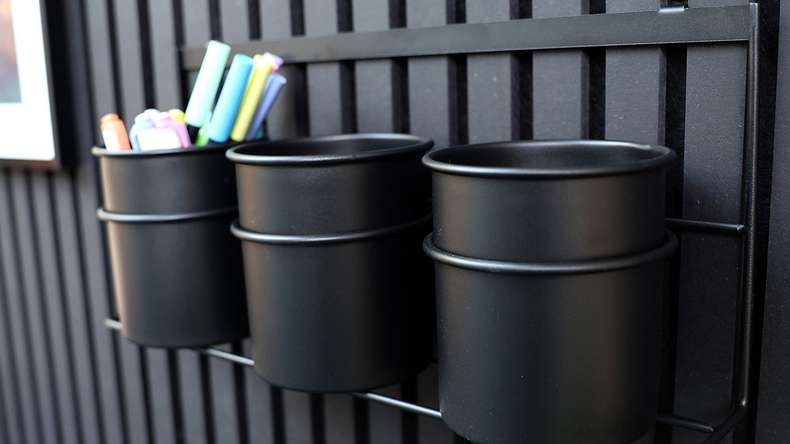 planeo storage - nero 3 pz. Tazza con supporto