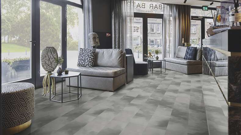 Forbo Allura Materiale 55 Vinile adesivo - Nuvole grigie (638747DR5_con)