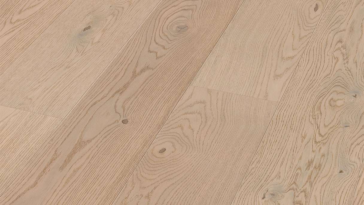 MEISTER Lindura pavimento in legno HD 400 - 08937 Rovere crema vivo bianco laccato ultra opaco 2200 x 205 x 11 mm (500214-2200205-08937)