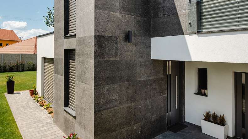 planeo EVOLITH Slate&Stone - Rivestimento in pietra naturale Obscura 1220 x 610 mm
