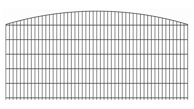 planeo doppia barra decorativa Bow 6/6/6 RAL 7016 antracite