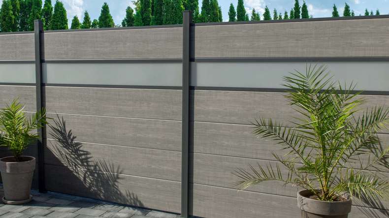planeo Gardence Simply - Profilo singolo Grigio Cenere Taglio
