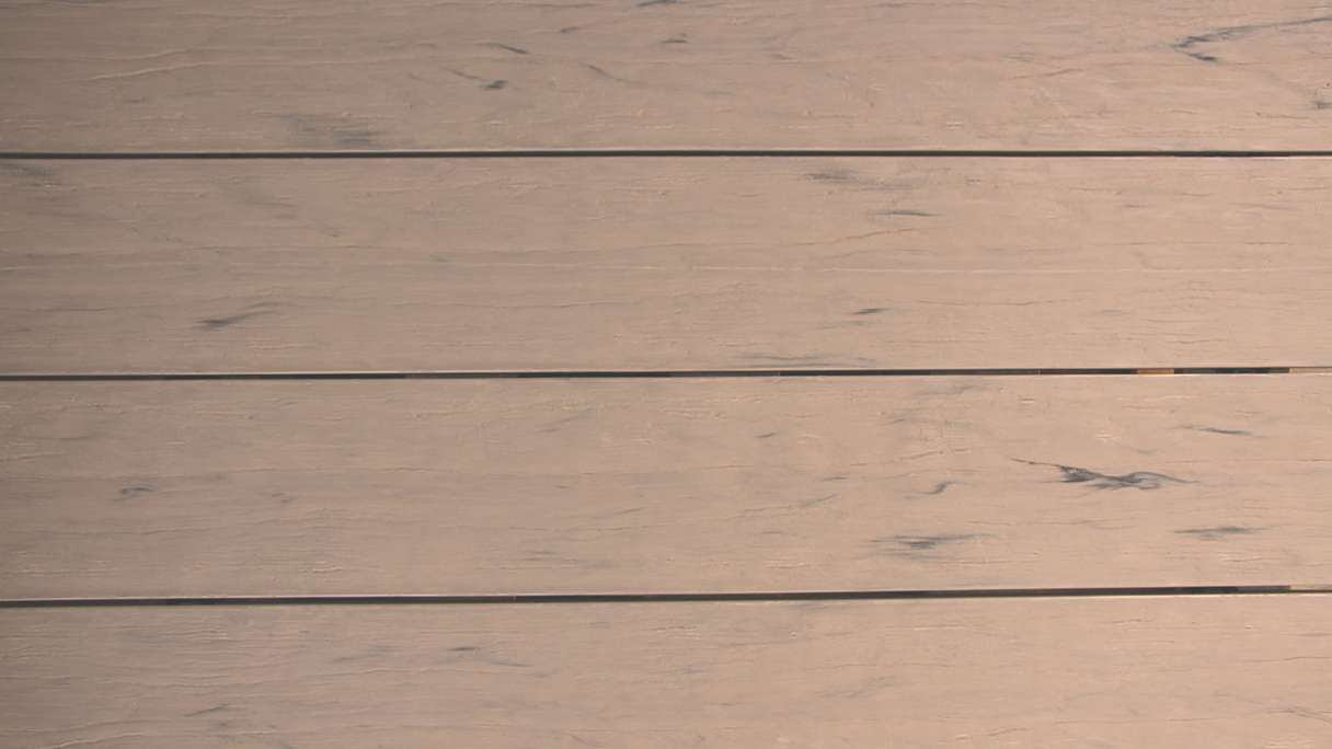 planeo TitanWood - Tavola massiccia 4m marrone-grigio antico invecchiato/spazzolato
