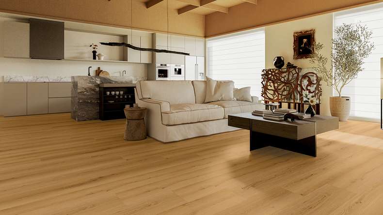 Lys&Land Vinile Klick rigido - Fjordline XL Rovere Noblesse Tavola XL lunga 1,83 m | isolamento acustico integrato (SP183-08)