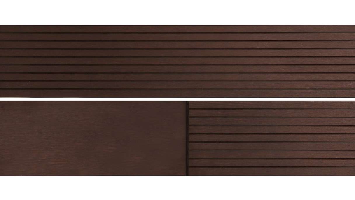 planeo legno per esterni - bambù scuro - liscio/scuro