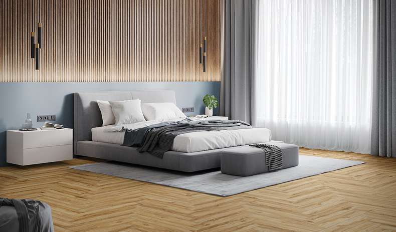planeo Vinile ad incastro - Herringbone Riley Oak | Made in Germany (100P1004HB)