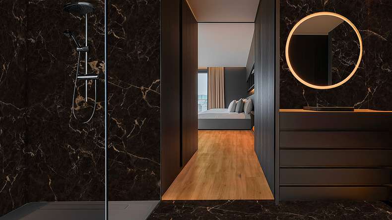 Vinile adesivo Gerflor - Creation 55 Sahara Noir