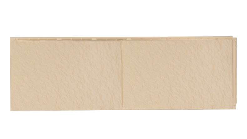 Pannello per facciate Zierer look intonaco PS1 - 1115 x 359 mm beige chiaro in GRP