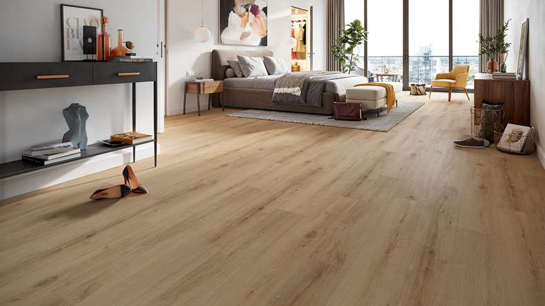 planeo Vinile rigido Klick - HOMEtec Basic 30 IXPE Classic Oak | Isolamento acustico integrato (RP-E30-2)