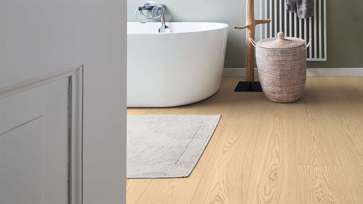 MEISTER Lindura pavimento in legno HD 400 - 08919 Rovere naturale alabastro laccato ultra opaco 2200 x 270 x 11 mm (500214-2200270-08919)