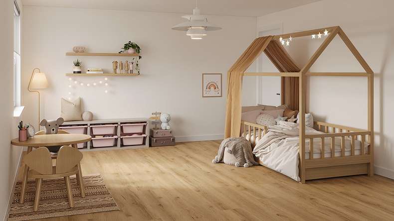 Lys&Land Vinile rigido Klick - Fjordline XL Rovere Lumea Tavola XL lunga 1,83 m | isolamento acustico anticalpestio integrato (SP183-11)