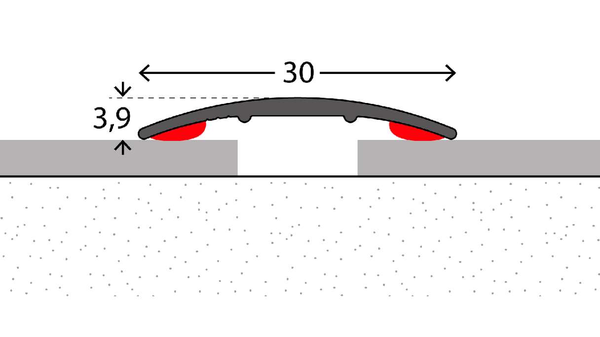 profilo di transizione planeo 031 - 100 cm