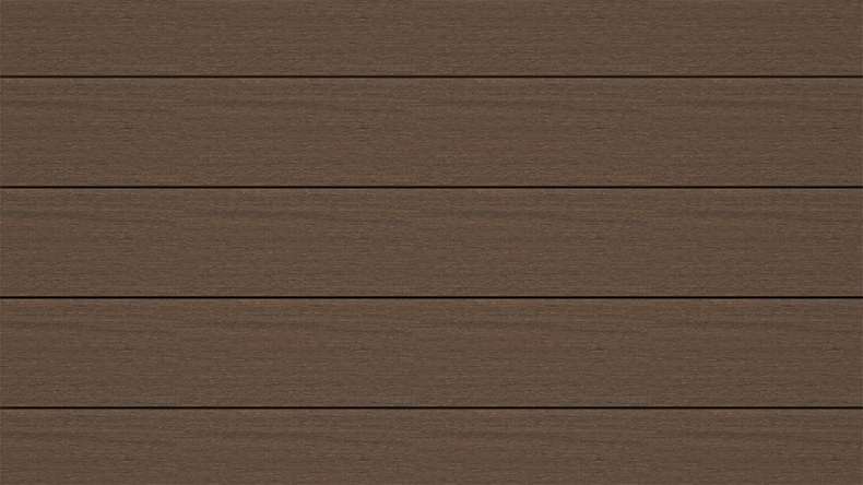 planeo ANTIKWoodline - Doghe per terrazza rivestite in WPC CoEx, doghe massicce - Ipe marrone 3 m - rustico/spazzolato liscio
