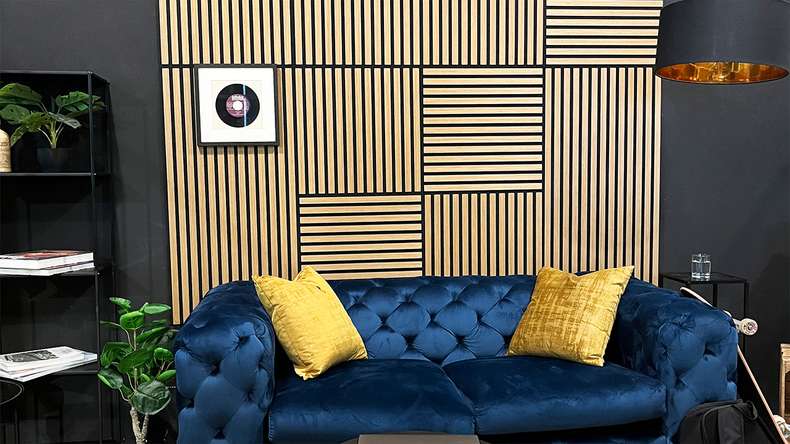pannello acustico planeo - MixWall Timber Touch Flare Oak 52 x 52 cm | impiallacciato in vero legno (PLMW-00011A)