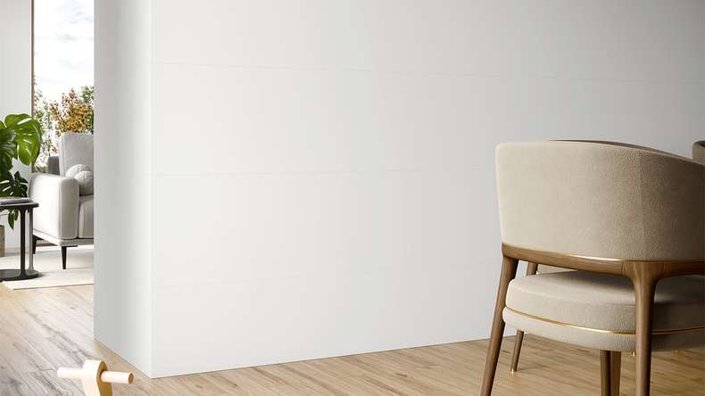 rivestimento in plastica planeo - Wall&Floor Design White supermatt