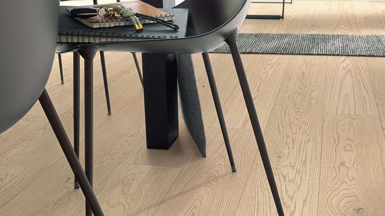 MEISTER Pavimento in legno - Natureflex HD 100 Quercia bianco crema vivo 20014 | Aspetto autentico (500139-2200210-20014)