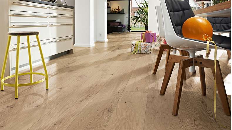 MEISTER Lindura pavimento in legno HD 400 - 08935 Rovere crema vivido laccato ultra opaco 2200 x 205 x 11 mm (500214-2200205-08935)