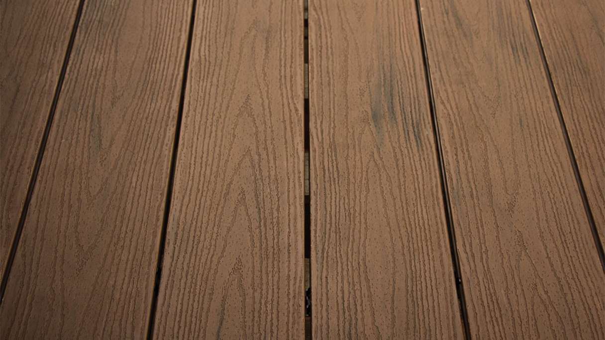 planeo TitanWood - tavola massiccia marrone scuro anticato invecchiato/spazzolato