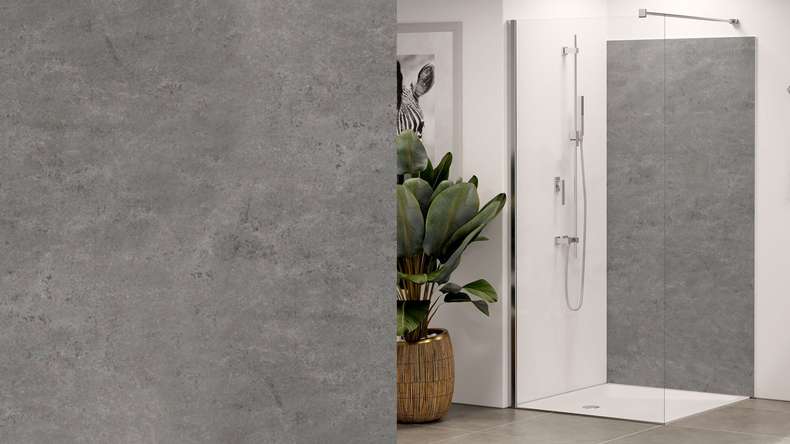 Planeo Wallboard - Calcestruzzo Grigio Scuro Opaco - vari formati