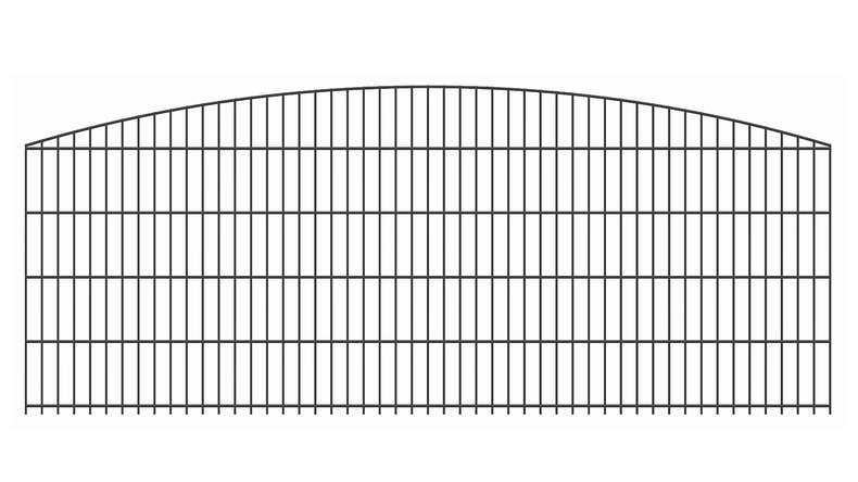 planeo doppia barra decorativa Bow 6/6/6 RAL 7016 antracite