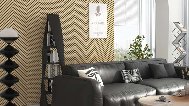 Skaben Pannelli acustici SilentWall - A spina di pesce New Light - 275 x 52 cm