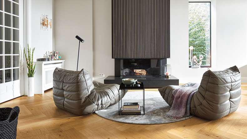 planeo Pavimento in legno - Noble Wood Quercia a spina di pesce Odda | Made in Germany (EDP-5298)