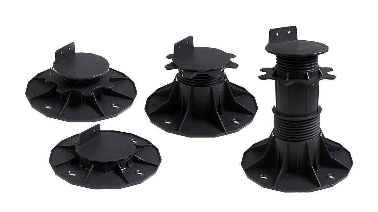 planeo cuscinetto per terrazza con piede girevole per tavole da terrazza da 18 mm a 220 mm