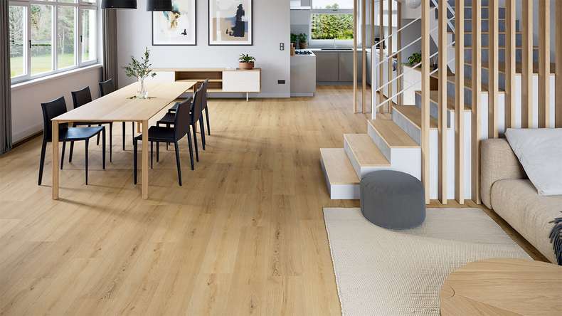 planeo Vinile rigido a incastro - Rovere Bricklane | Isolamento acustico integrato (DF-K-232-055)