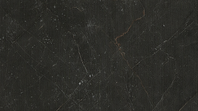 Rivestimento murale SPC planeo - CeraRock Tile Stripes Black Slate XL 280 x 117,5 cm