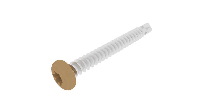 planeo LINEA - Viti Torx in acciaio inossidabile 4,2 x 38 mm, 50 pezzi