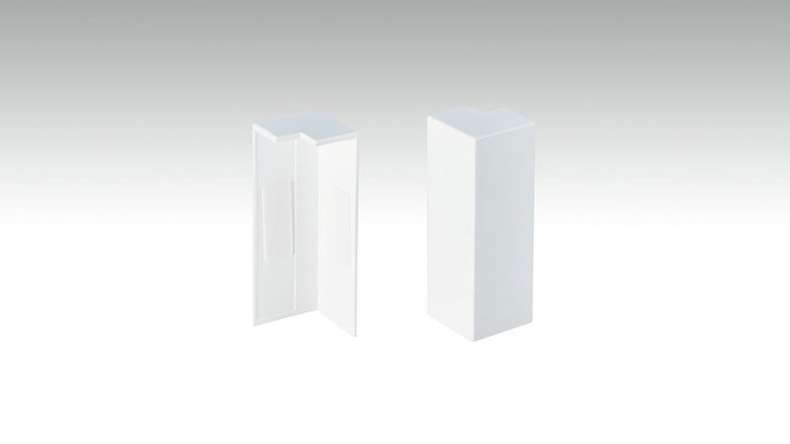 Angoli esterni autoadesivi per battiscopa F100202M Bianco moderno 18 x 80 mm (9062312001)