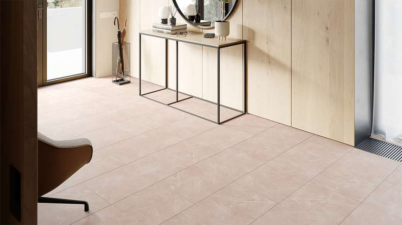 planeo Vinile rigido a click - Stone Botticino light Matt | Isolamento acustico Impact integrato (100P2911MT)