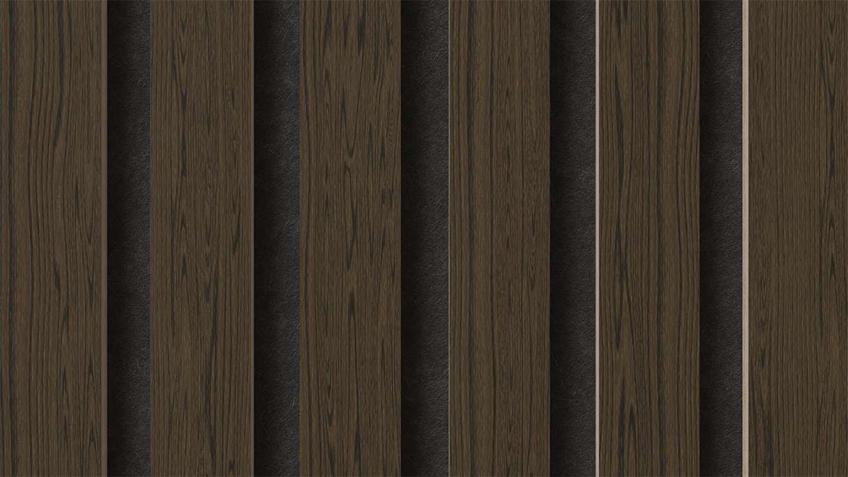 pannelli acustici planeo - rovere fumé 2480 x 600 x 21,5 mm | ignifugo