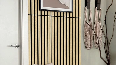Skaben Pannelli acustici SilentWall Compact - rovere marrone chiaro - 244 x 30,5 cm