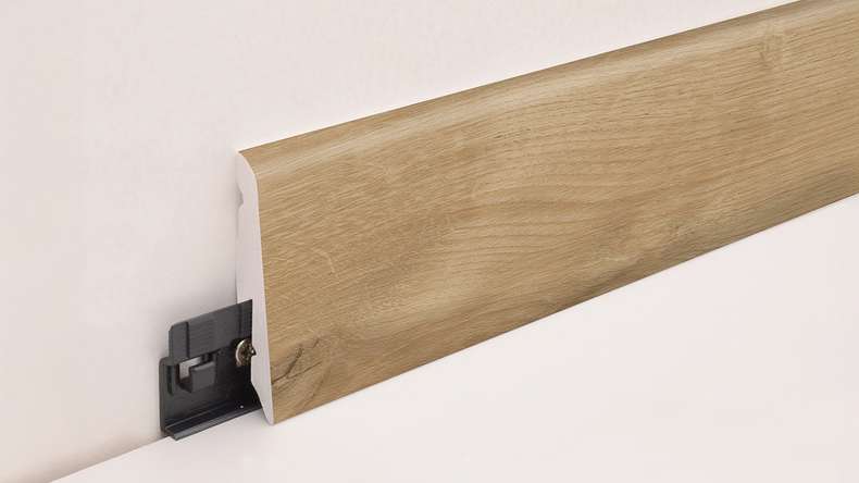 battiscopa planeo SolutionX 2in1 - 2400 x 14 x 58 mm Classic Oak (SL0072)