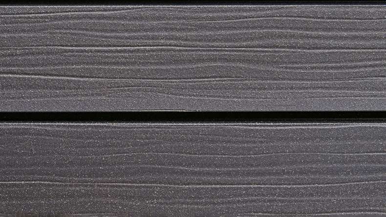 planeo Fassado - WPC rivestimento facciata a fasce romboidali Prime grigio basalto Piccolo 6 m