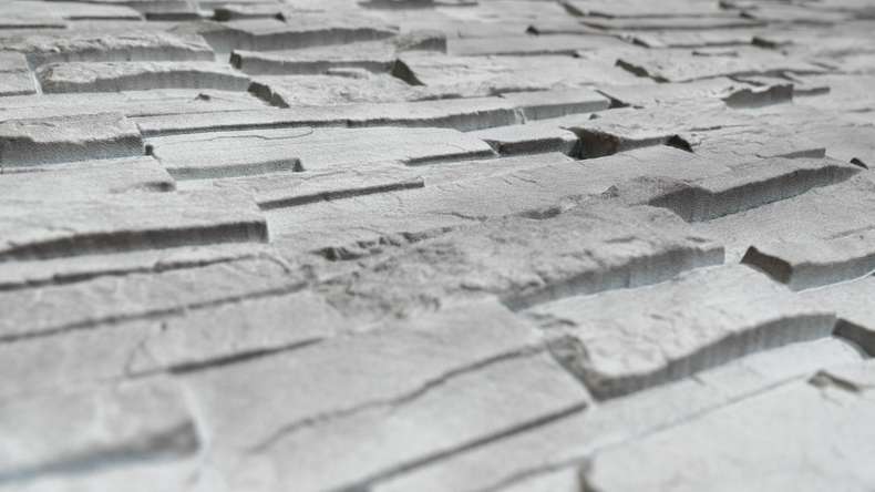 pannello di facciata planeo effetto pietra - NoviStone Travertino 1054 x 334 mm