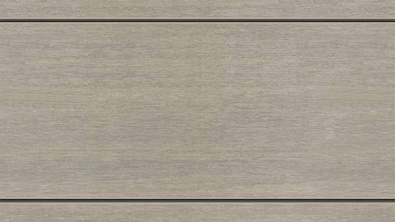 planeo MAXLine Nature - Pannello per decking XL rivestito in WPC CoEx a camera cava - grigio chiaro 3m strutturato/liscio spazzolato