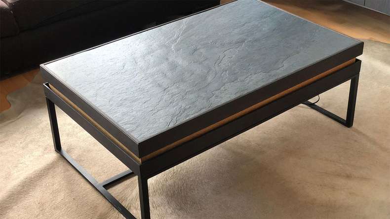 planeo EVOLITH Slate&Stone - Rivestimento in pietra naturale Noctis 1220 x 610 mm