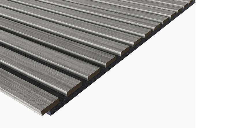 pannelli acustici planeo - Grigio rovere - 2400 x 525 x 18 mm (PU-A-006)